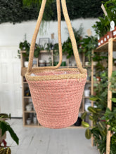 Load image into Gallery viewer, Hanging Pink Basket
